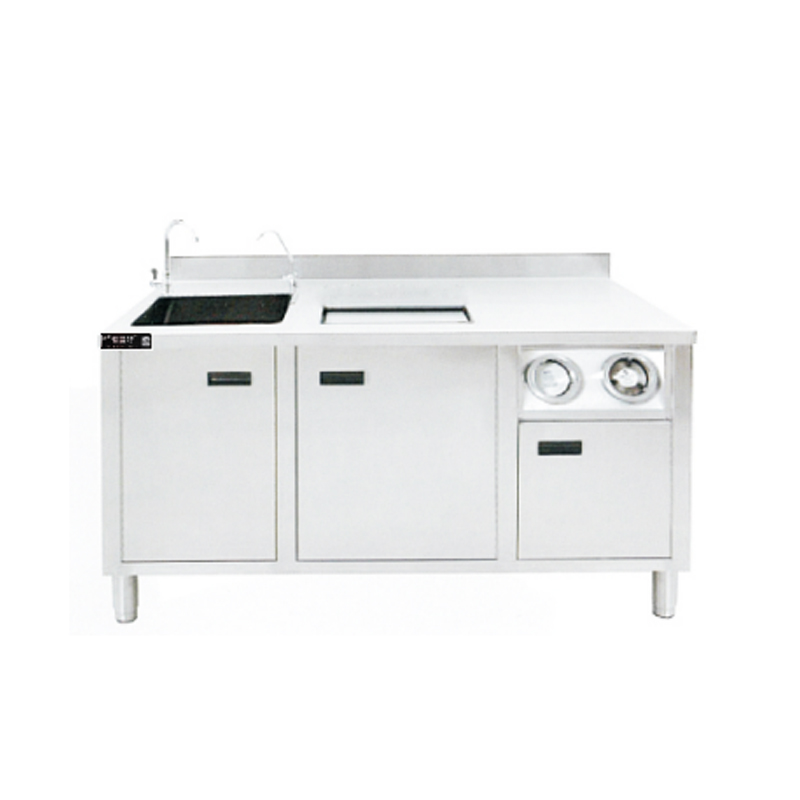 Seria 1500 - cu chiuvetă de spătar + baie de gheață + distribuitor de cupă